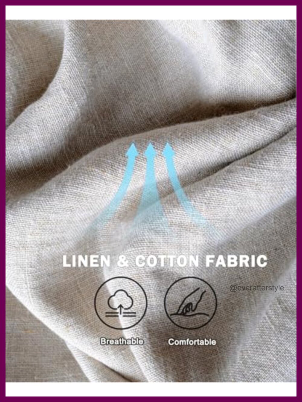 Linen Blend A-line Maxi Dress with Pockets - Picture 3 of 6